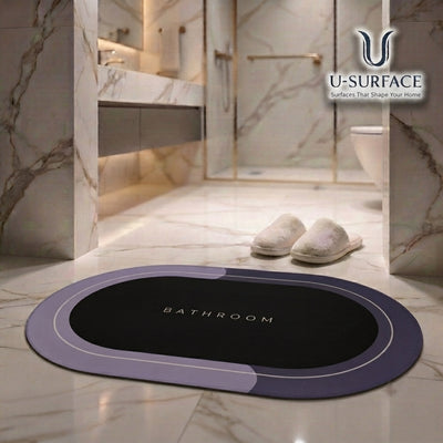 OVAL BATHROOM MAT